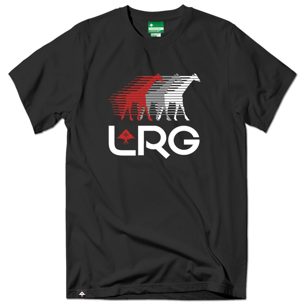 LRG RC Front Runners Graphic Tee - Black Cotton T-Shirt for Men | Streetwear Fashion & Casual Everyday Wear