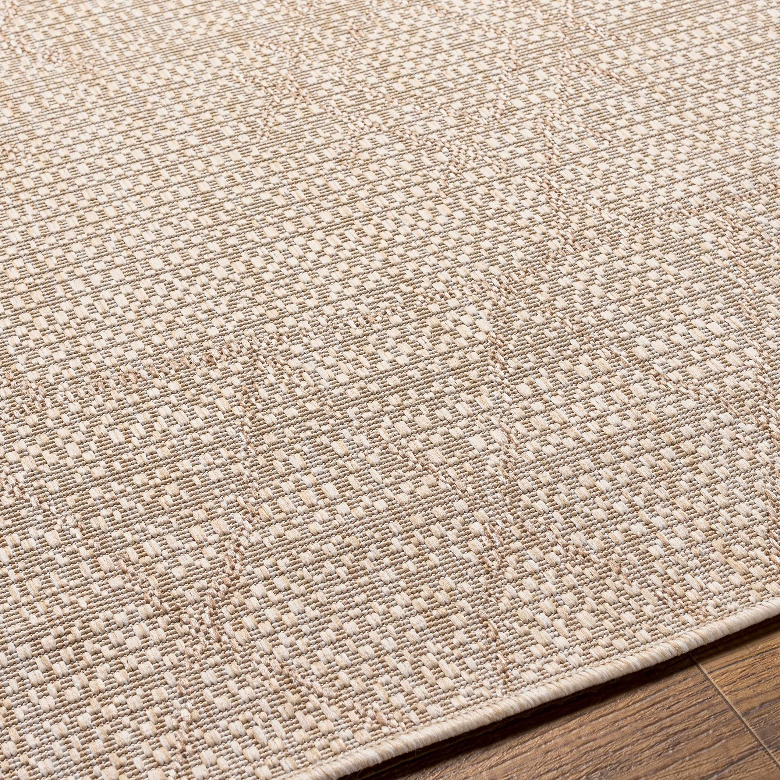 Hauteloom Orania Soft Indoor Outdoor Area Rug - Ivory & Gray - 7'10