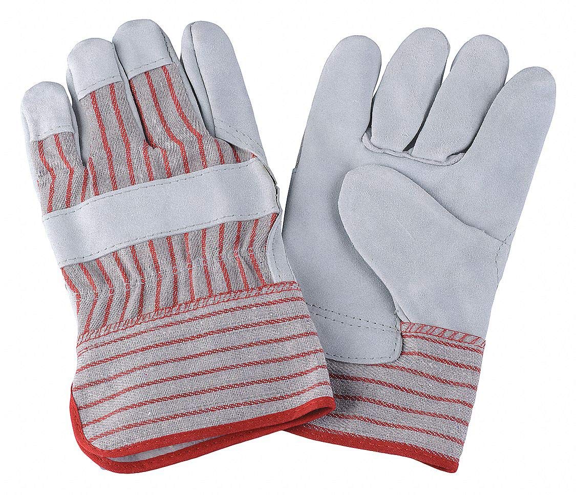 Premium Red Striped Leather Gloves - Size Large (L) - Durable & Stylish for Winter Fashion, Motorcycle Riding & Outdoor Activities