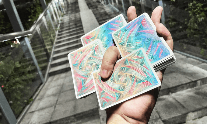 Reminisce Holo Playing Cards - Premium Holographic Deck for Magic Tricks, Poker & Card Games | Perfect for Parties, Gifts & Collectors