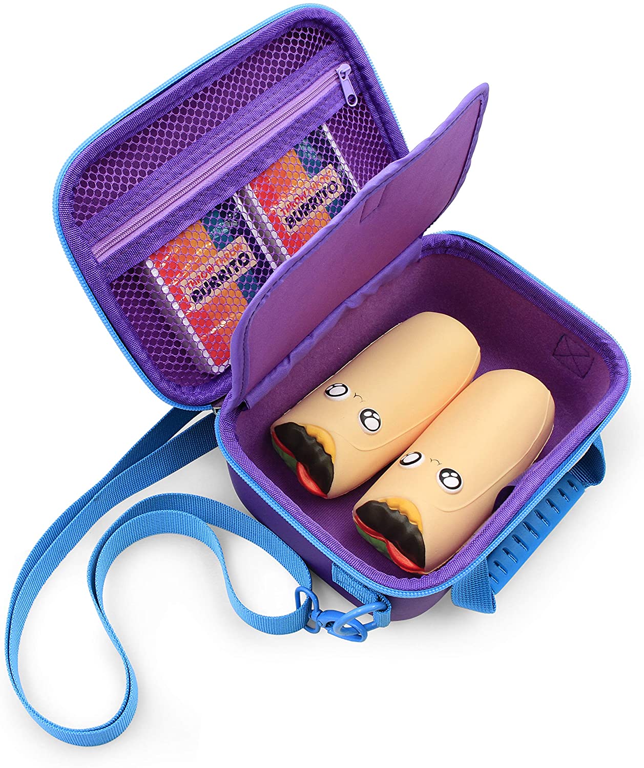 CASEMATIX Card Game Storage Case - Compatible with Throw Throw Burrito by Exploding Kittens & Other Card Deck Games (Case Only) - Perfect for Travel, Parties & Game Nights
