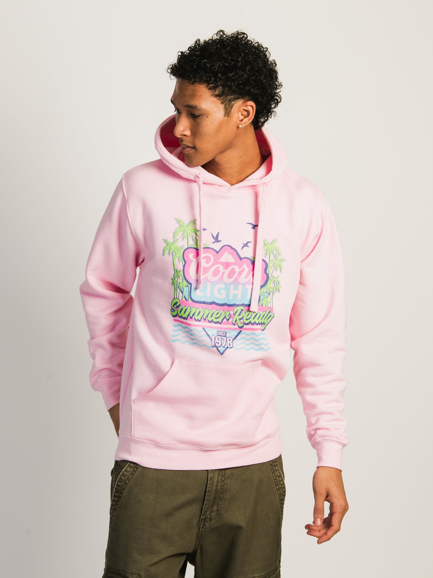 Coors Light Retro Pullover Hoodie - Vintage Beer Brand Sweatshirt for Men & Women - Perfect for Casual Wear, Sports Events & Outdoor Activities