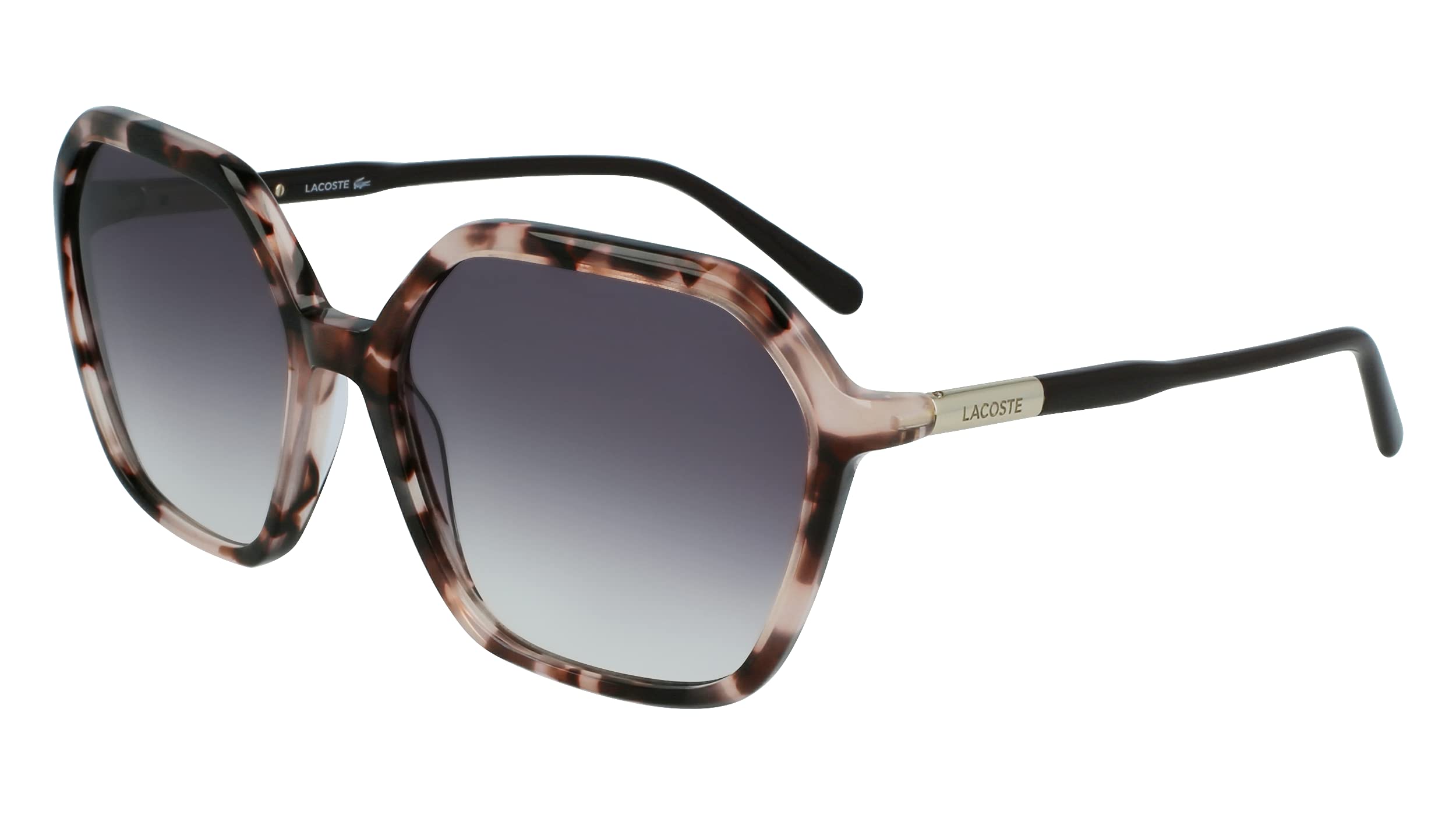 Lacoste Women's L962s Square Sunglasses - UV Protection Polarized Fashion Sunglasses for Women - Perfect for Driving, Beach & Outdoor Activities