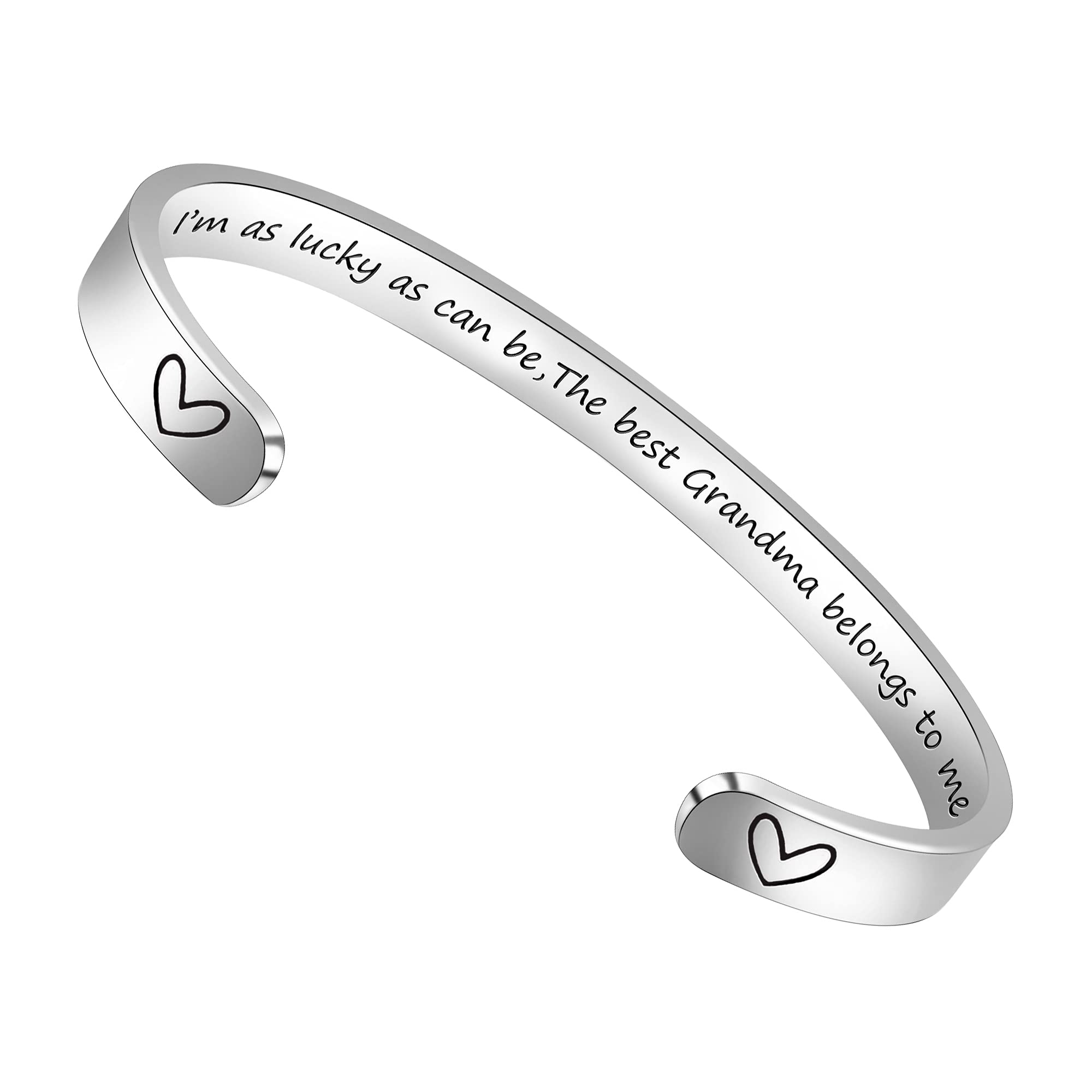Btysun Inspirational Bracelets for Women - Motivational Mantra Jewelry Gifts for Her, Mother's Day, Graduation, Birthday & Friendship - Personalized Cuff Bangle with Meaningful Messages (Perfect for Daily Wear, Special Occasions & Gift-Giving)
