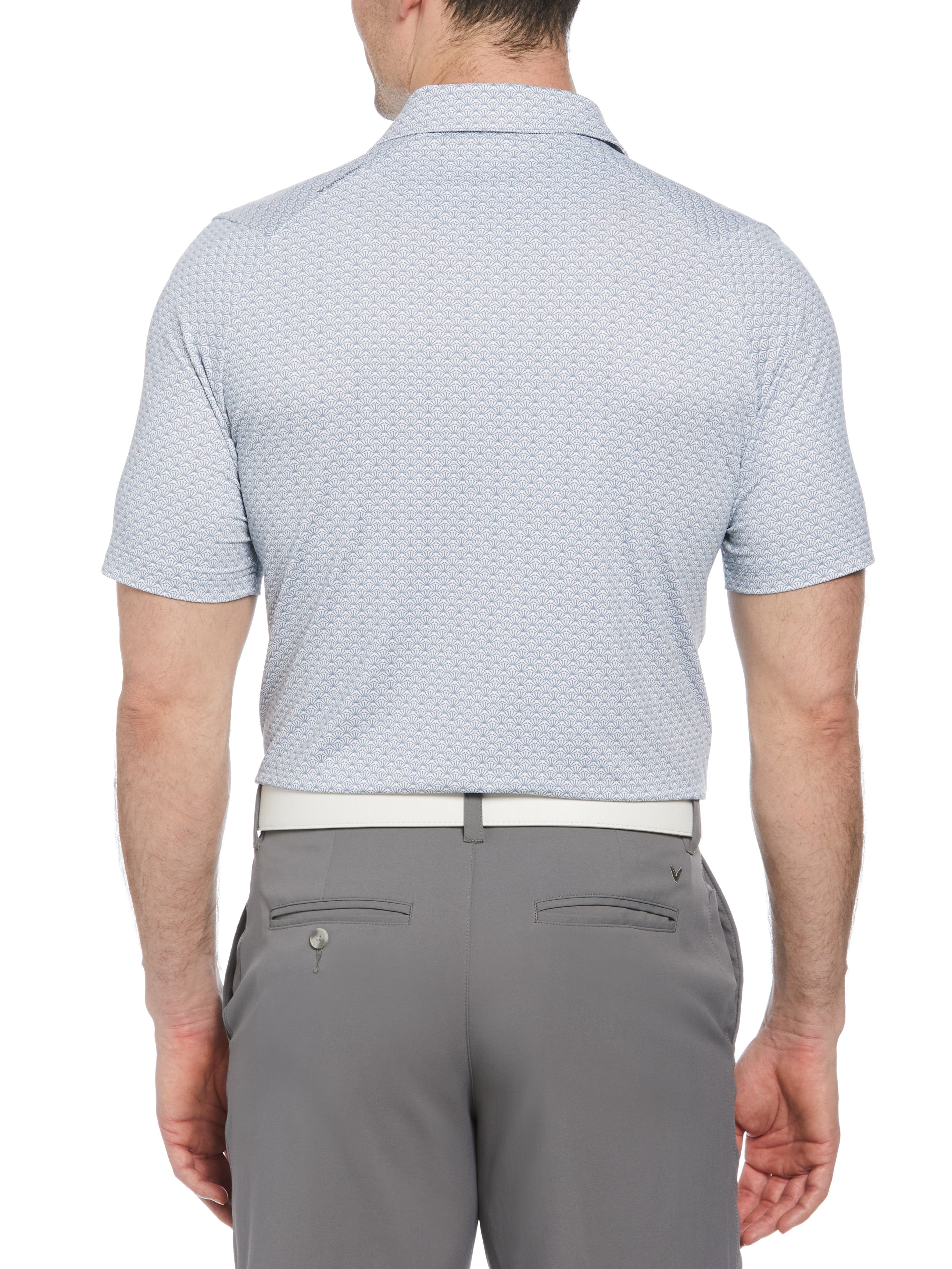 Men's Stylish Golf Polo Shirt with Trademark Print - Breathable & Comfortable for Golfing, Casual Wear & Outdoor Activities