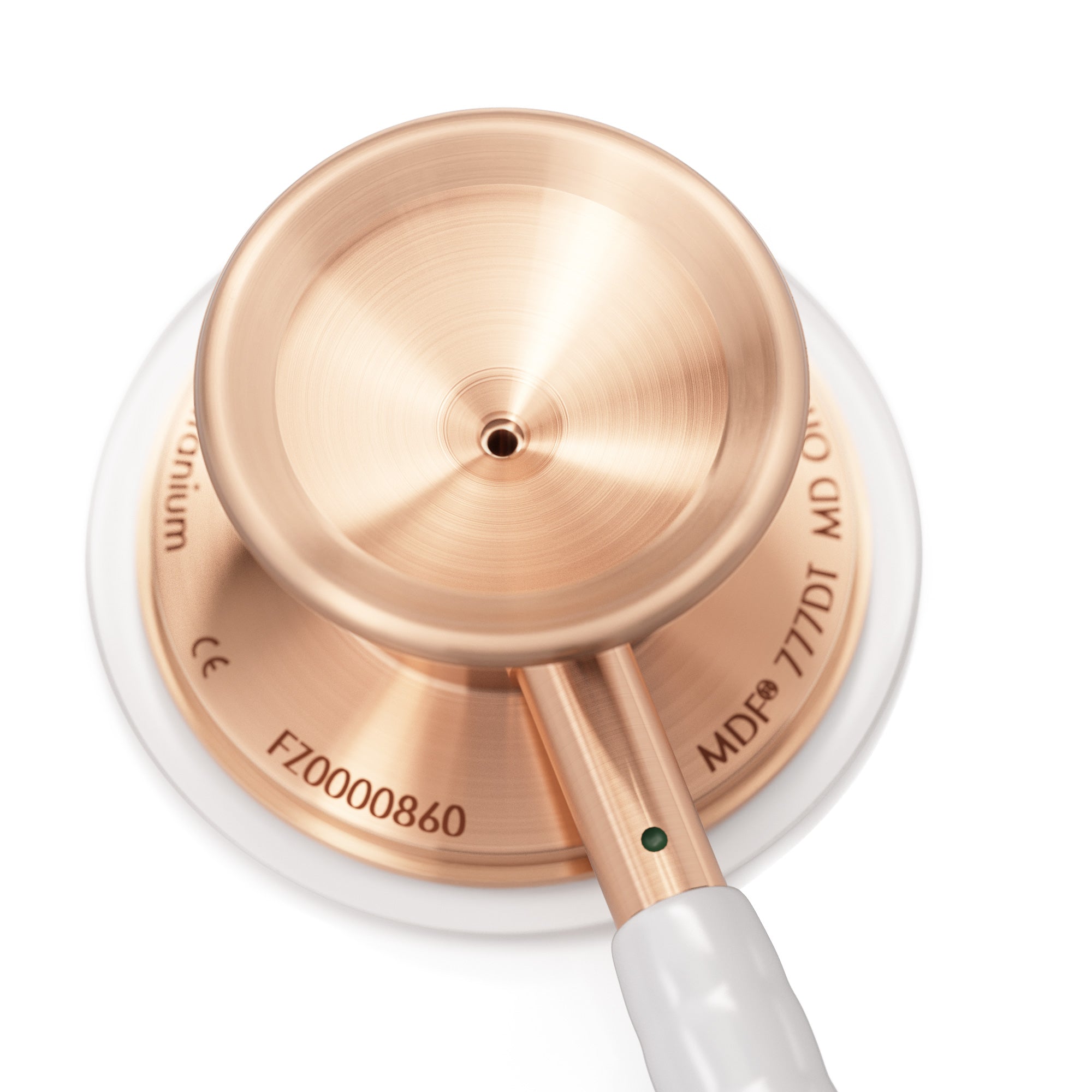 MD One® Epoch® Titanium Adult Stethoscope - White & Rose Gold | Premium Medical Equipment for Doctors, Nurses & Healthcare Professionals | Ideal for Clinical Use, Patient Examinations & Emergency Care