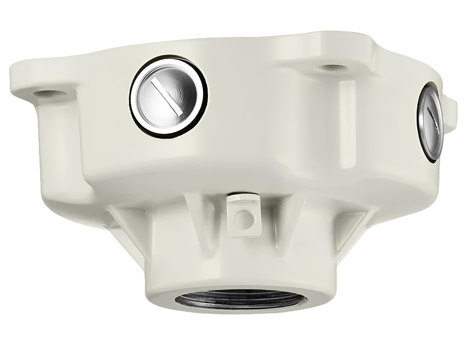 HANWHA TECHWIN SBP-302CMB Back Box for Pendant Mount Bracket in Ivory - Secure and Stylish Ceiling Mounting Solution for Home & Office Security Cameras