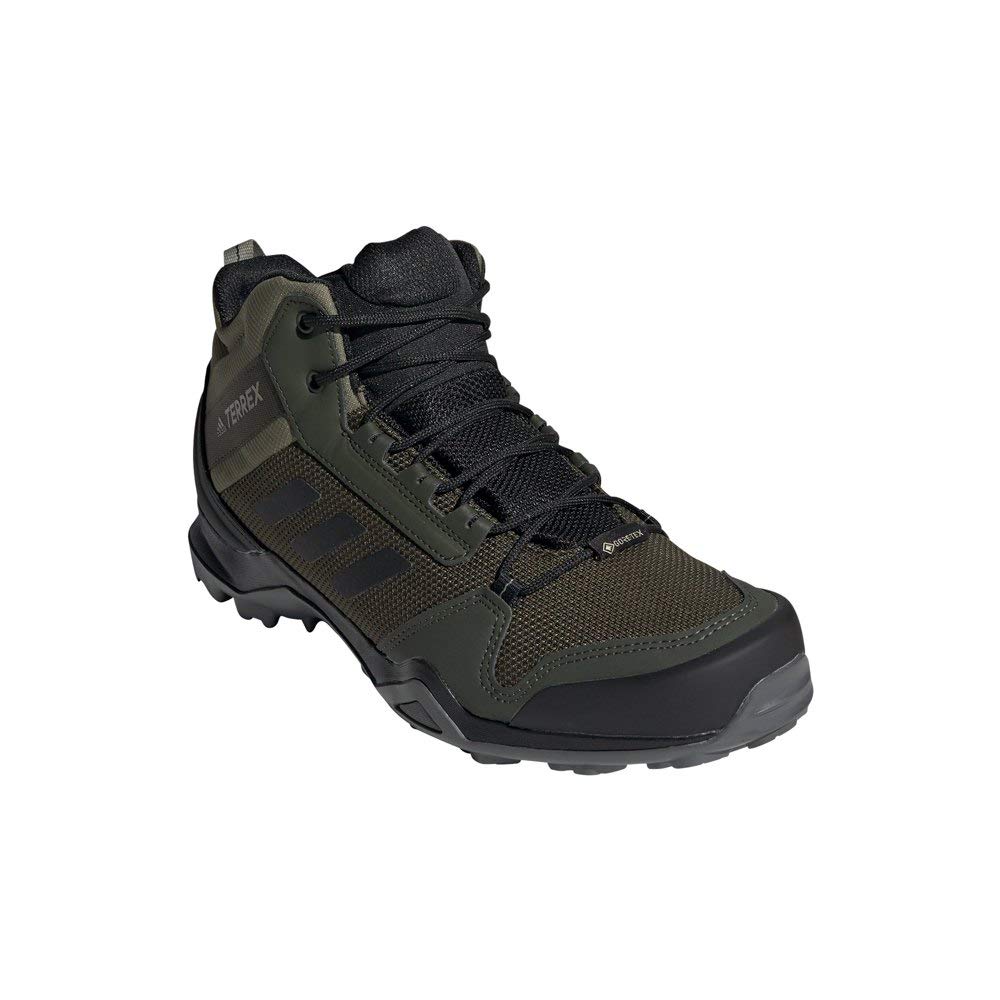 adidas Men's Terrex Ax3 Mid GTX Waterproof Hiking Boots - Lightweight & Durable for Outdoor Adventures, Trail Running, and Mountain Climbing