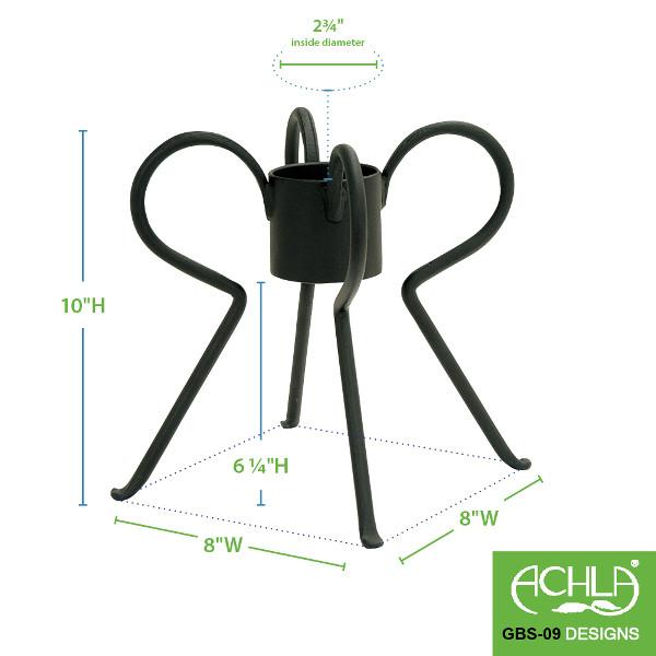 Spider Gazing Globe Ball Stand - Decorative Garden Ornament for Outdoor Patio, Lawn & Yard Decor | Perfect for Halloween Decorations & Gothic Garden Themes