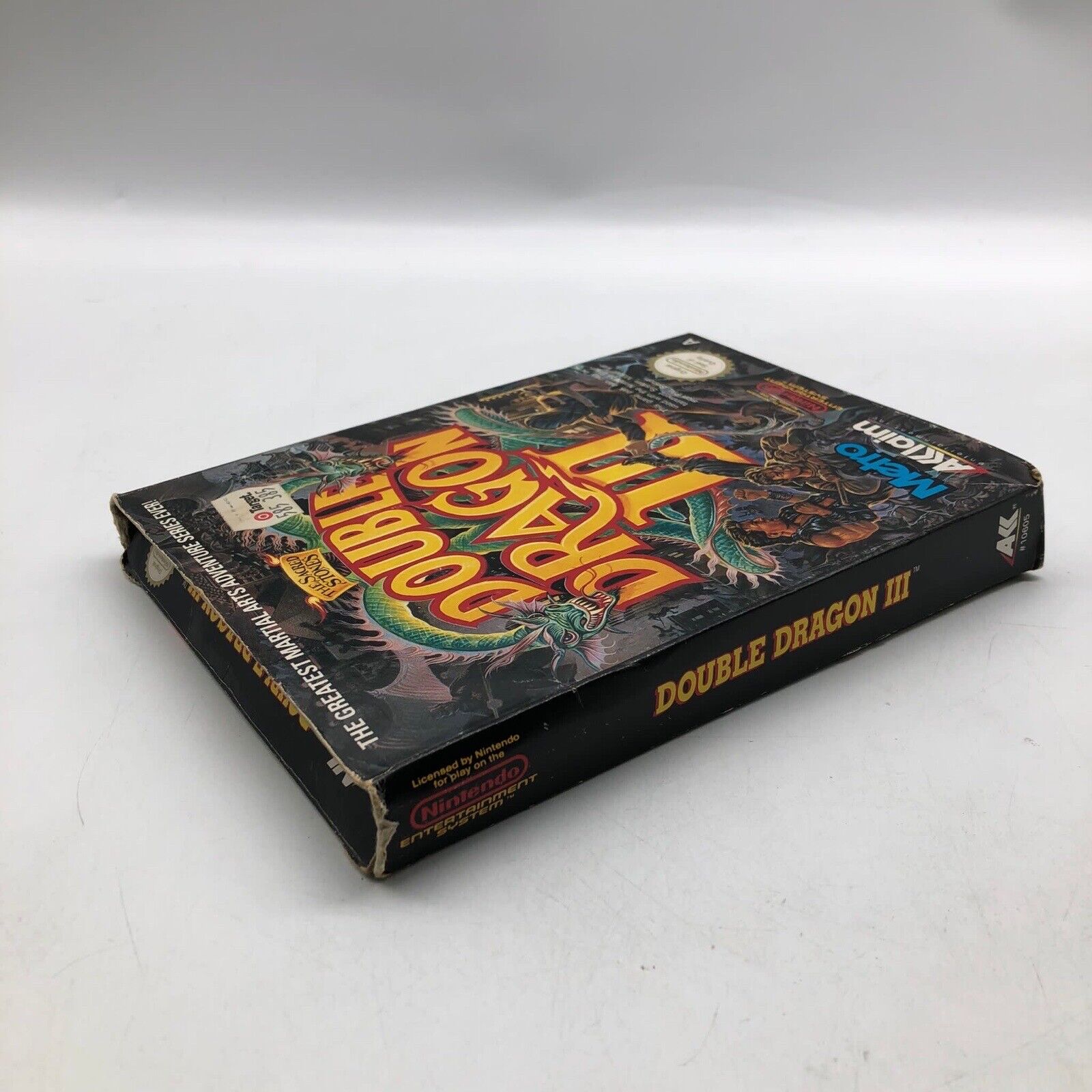 Double Dragon III: The Sacred Stones - Complete NES Game Box Set - Retro Nintendo Entertainment System Classic - Perfect for Collectors & Nostalgic Gaming Nights