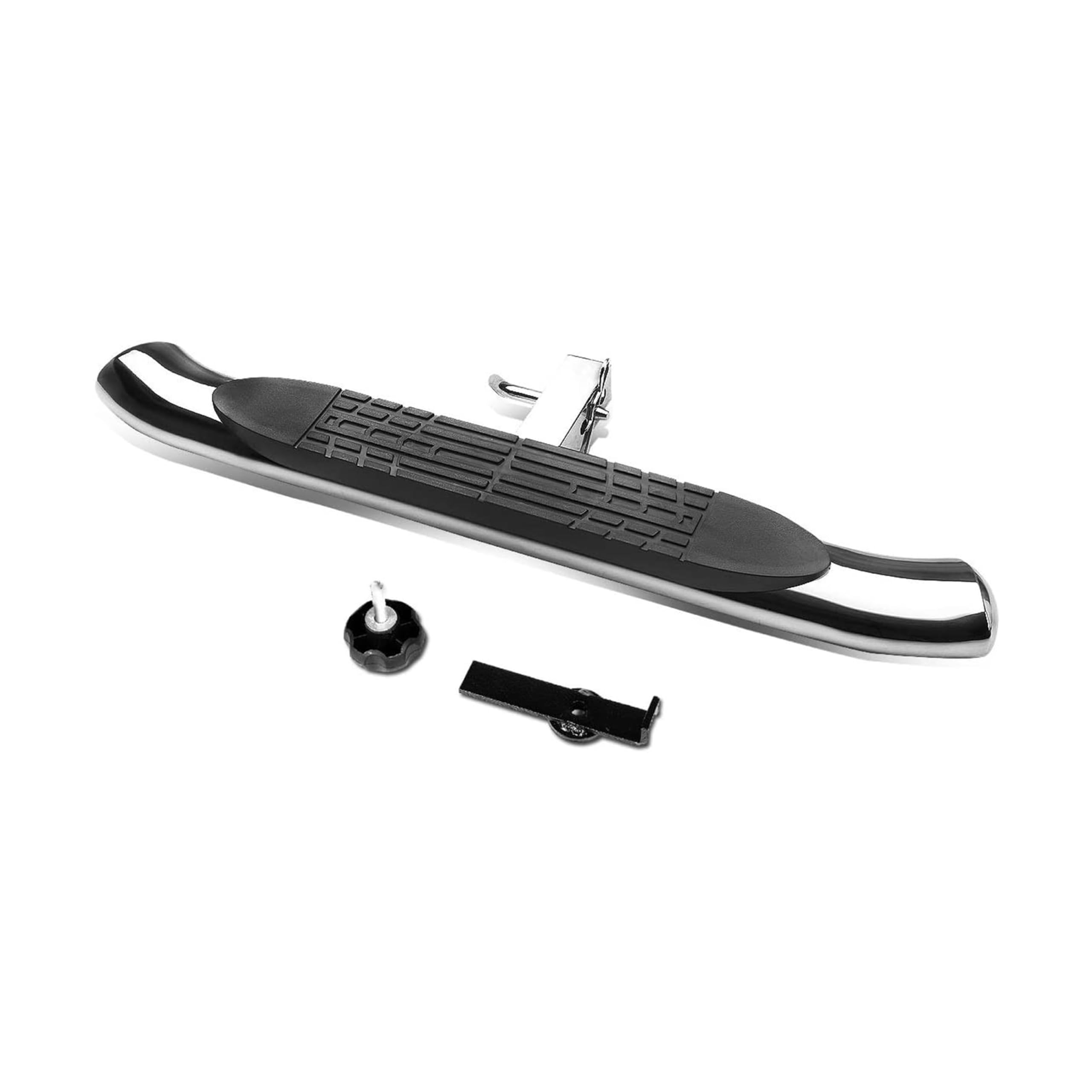 Black Horse Stainless Steel Rear Hitch Step - Universal Fit for Class III 2