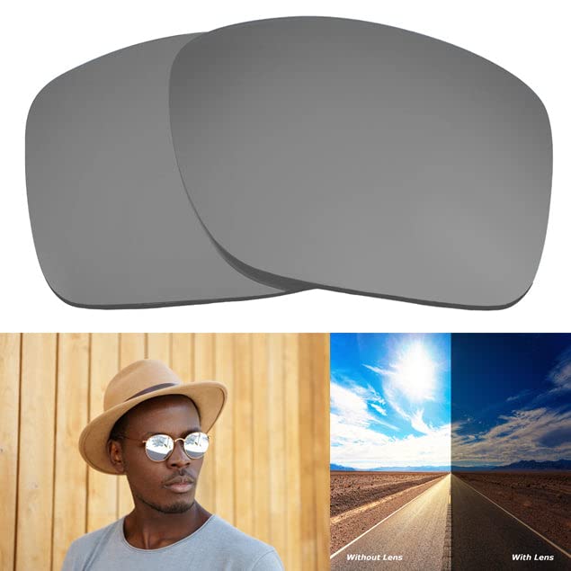 Seek Optics Replacement Sunglass Lenses for Oakley Eyepatch 1 - Shatterproof UV Protection Lenses to Replace Scratched/Broken Lenses - Perfect for Outdoor Sports, Cycling, Running & Driving