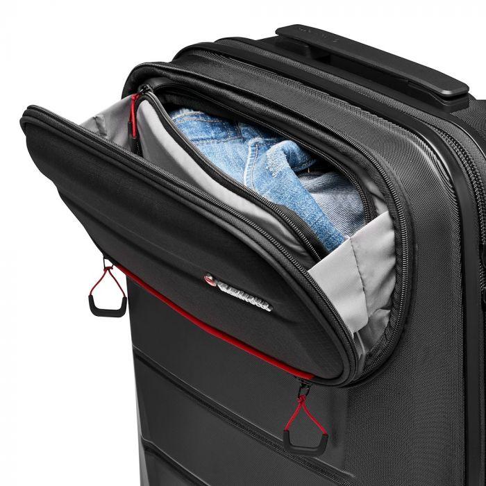 Manfrotto Pro Light Reloader Spin 55 Carry-On Camera Roller Bag (Black) - Professional DSLR & Mirrorless Camera Case for Travel & Photo Shoots