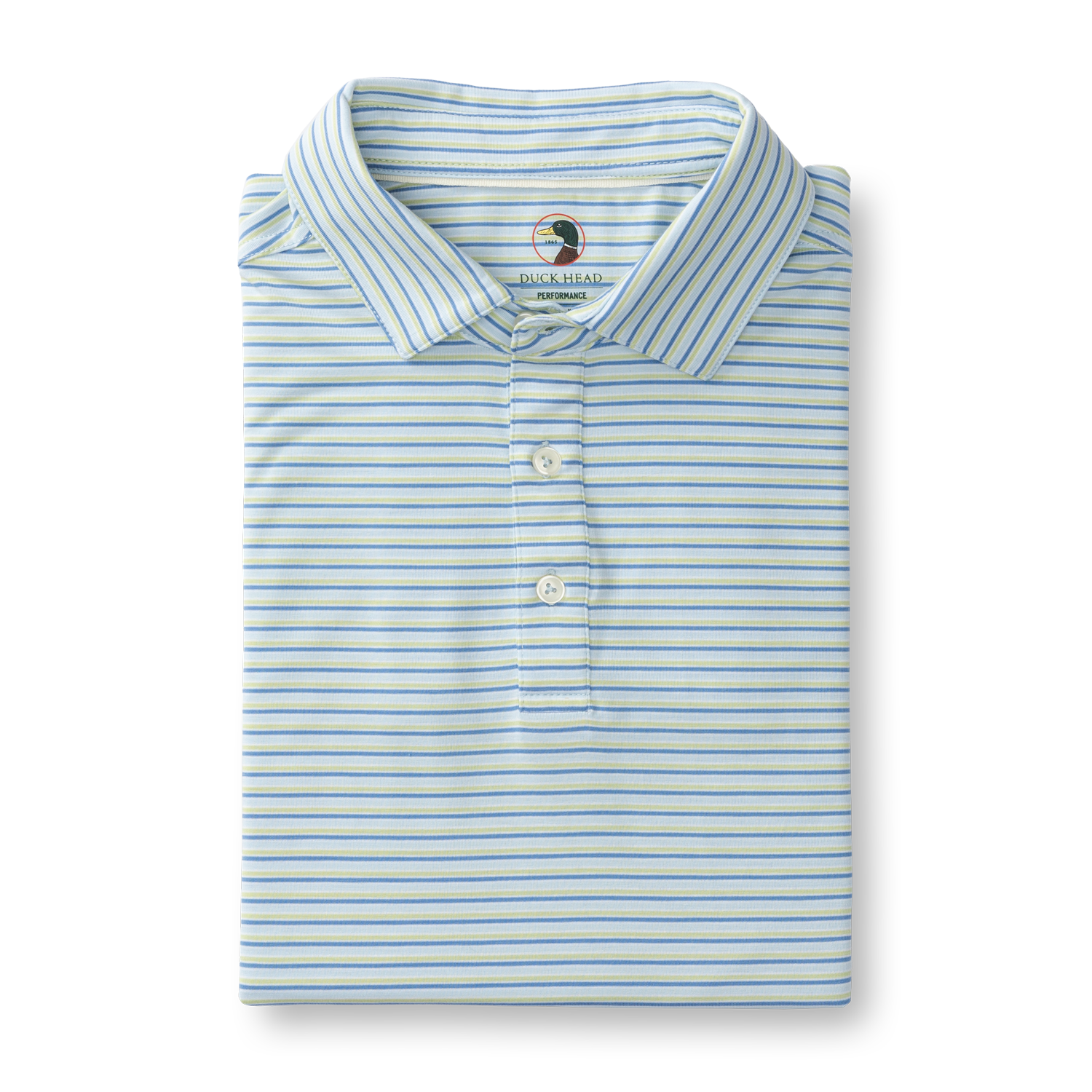 Summerford Performance Jersey Polo Shirt - Wharf Stripe Design for Men | Breathable & Comfortable Golf & Casual Wear
