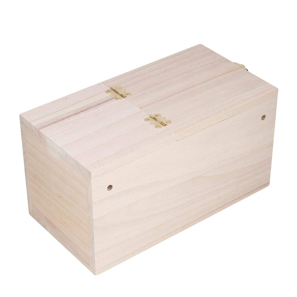 Premium Wooden Bird Breeding Box - GLOGLOW Right-Opening Nesting House for Pet Birds | Ideal for Parakeets, Finches & Canaries | Perfect for Breeding, Nesting & Safe Bird Habitat