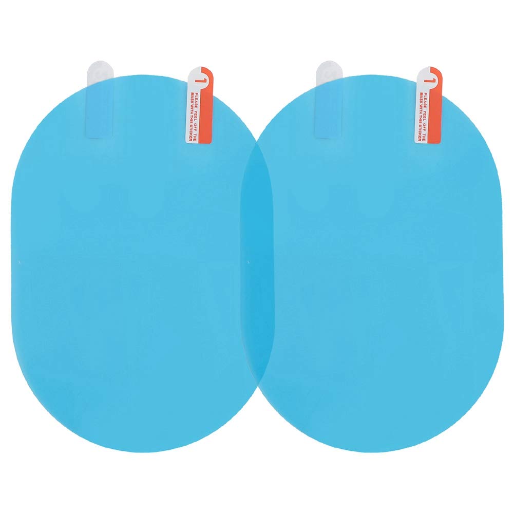 KIMISS Car Anti-Rain Mirror Film - 100x145mm Waterproof Side View Mirror Cover for Enhanced Visibility in Rainy Weather | Perfect for Driving in Storms, Fog, and Low Visibility Conditions