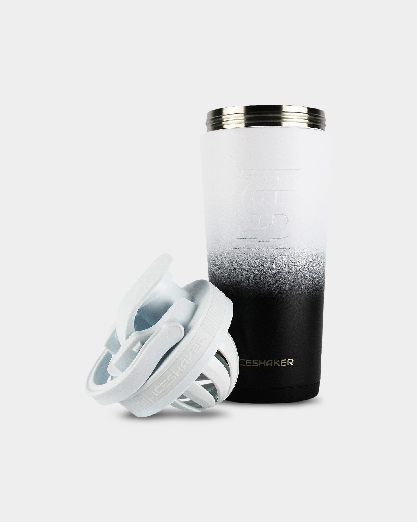 26oz Ice Shaker Protein Shaker Bottle - Leak Proof Workout Water Bottle for Gym, Fitness & Sports | BPA Free Stainless Steel Insulated Shaker Cup for Protein Drinks & Smoothies