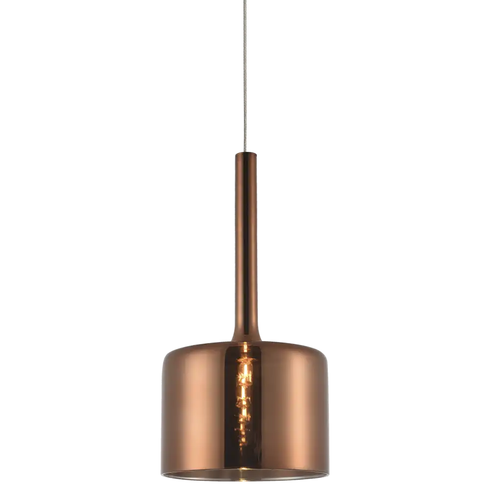 Vintage Copenhagen Pendant Light with Copper Finish - Modern Farmhouse Ceiling Lighting for Kitchen, Dining Room & Bedroom