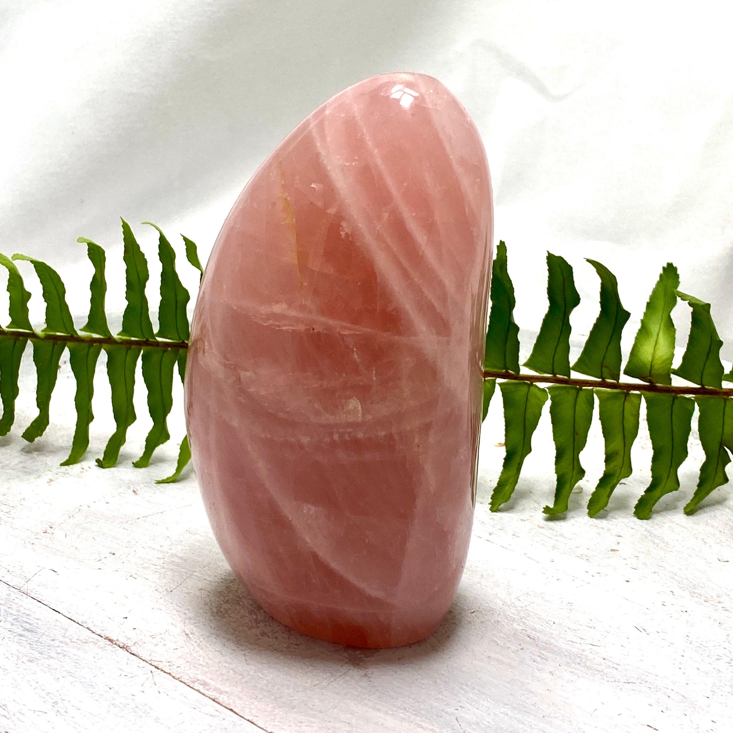 Natural Rose Quartz Freeform Stone - Healing Crystal for Love & Harmony - Home Decor, Meditation & Reiki Energy Work