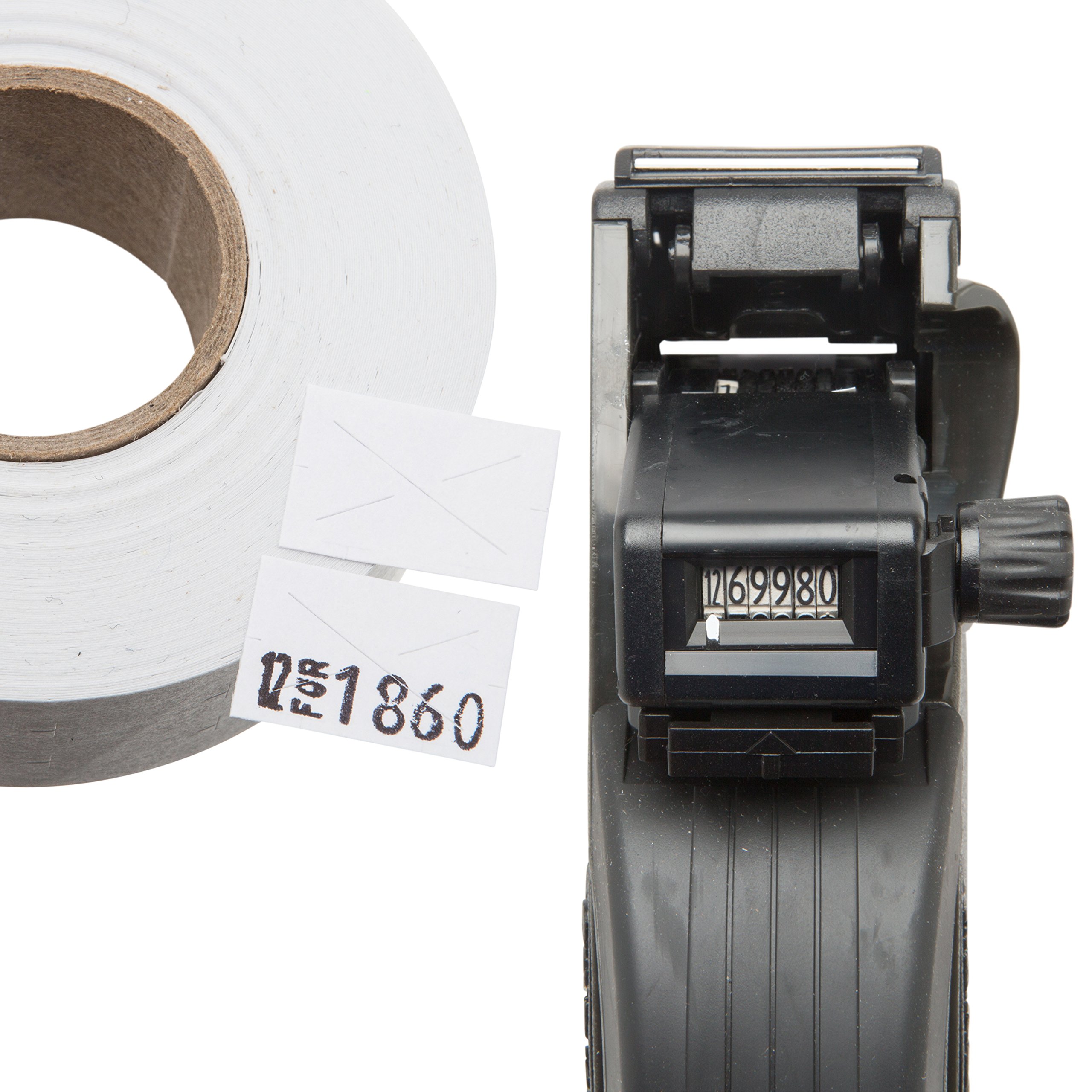 Perco Pricing Labels for Garvey 18-6 One Line Price Gun GX1812 (18-6, White Starter Kit) - Perfect for Retail, Warehouse & Inventory Labeling