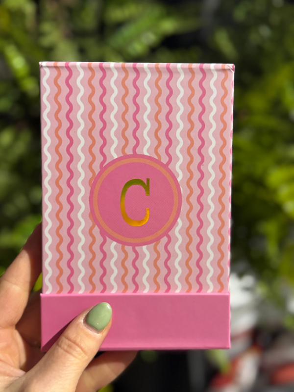 Initial Flip Notepad - Personalized Memo Pad for Notes, Lists & Reminders - Perfect for Office, School & Home Organization