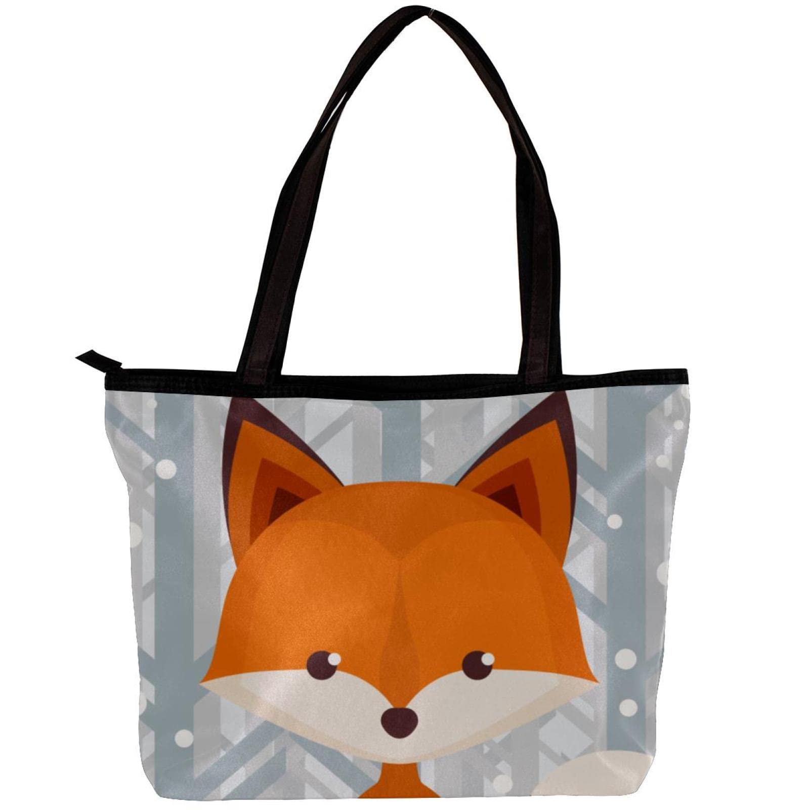 Stylish Hedgehog Print Tote Bag for Women - Lightweight Shoulder Handbag with Inner Pouch - Perfect for Work, Shopping & Travel Accessories