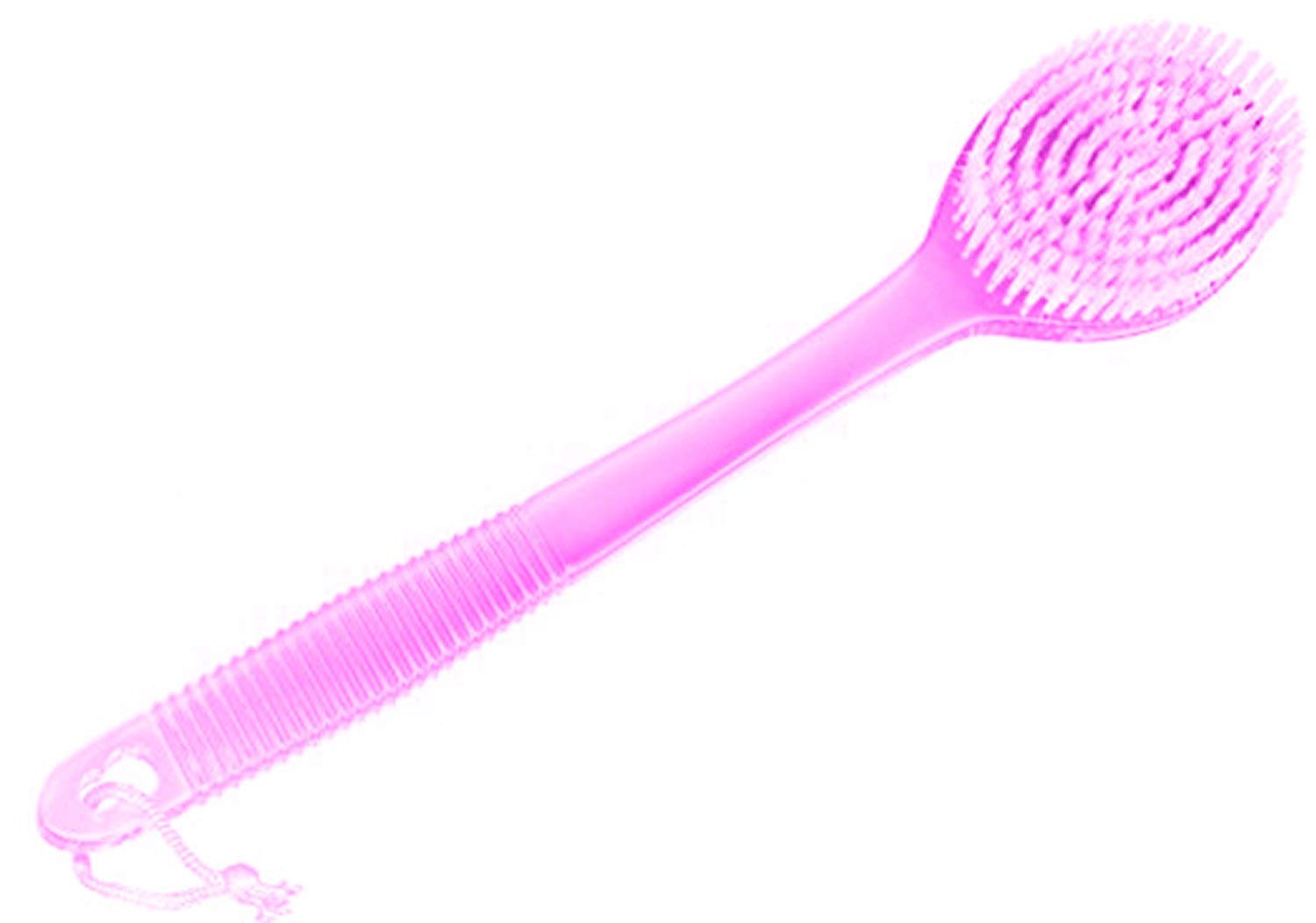 INAAYA Long Handle Back Scrubber Bath Brush for Shower & Exfoliation - Soft Bristles, Ergonomic Grip, Multi-Color Options - Perfect for Hard-to-Reach Areas & Sensitive Skin Care