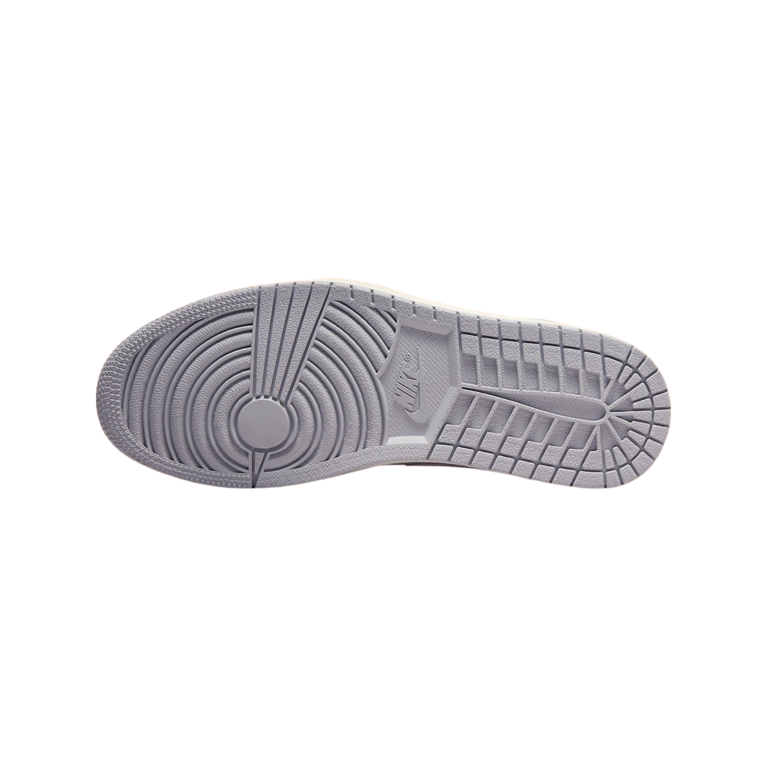 Air Jordan 1 Mid SE Craft Inside Out Sneakers - White/Phantom Grey/Sail Orange Colorway | Basketball Shoes for Men & Women | Perfect for Streetwear & Casual Wear