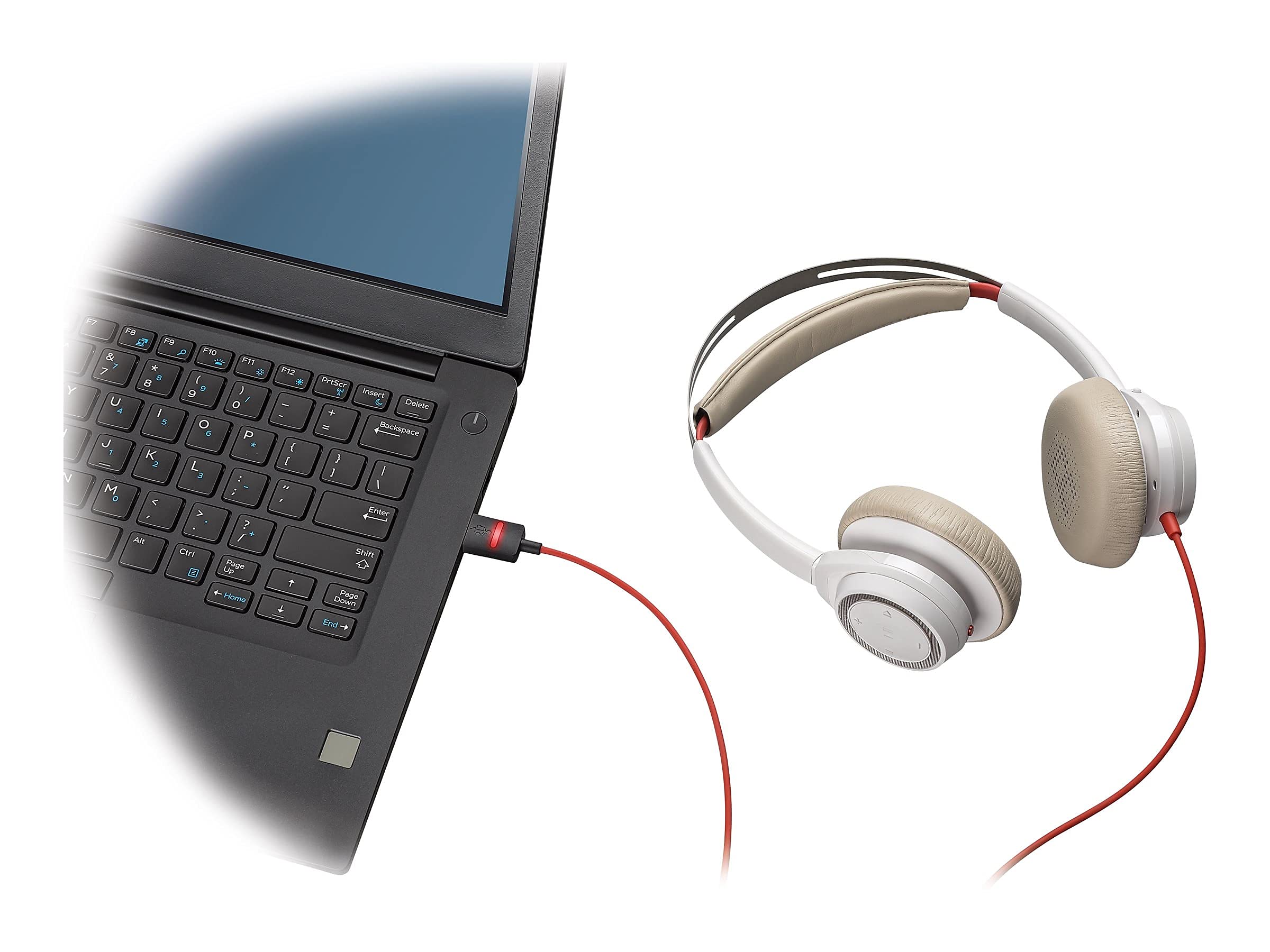 Plantronics Blackwire C7225 USB Stereo Headset with Active Noise Cancellation (ANC) - Perfect for Office, Call Centers & Remote Work