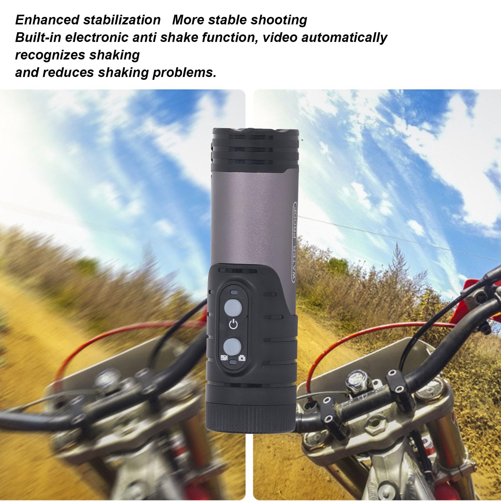 4K WiFi Action Camera with Anti-Shake, 120° Wide Angle Sports Camera for Biking, Riding & Outdoor Adventures - Perfect for Vlogging, Travel & Extreme Sports (Gray)