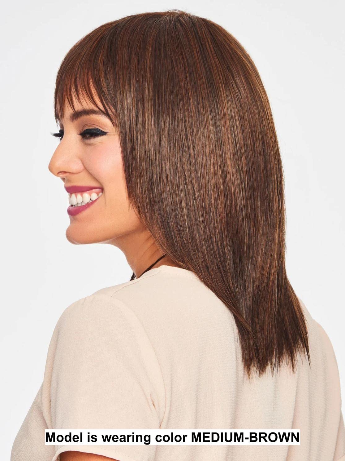 Gabor Prosperity Wig & Christy's Wigs Q&A Booklet Bundle - 2 Piece Dark Blonde Synthetic Hair Set for Women - Perfect for Cosplay, Costume Parties & Everyday Wear