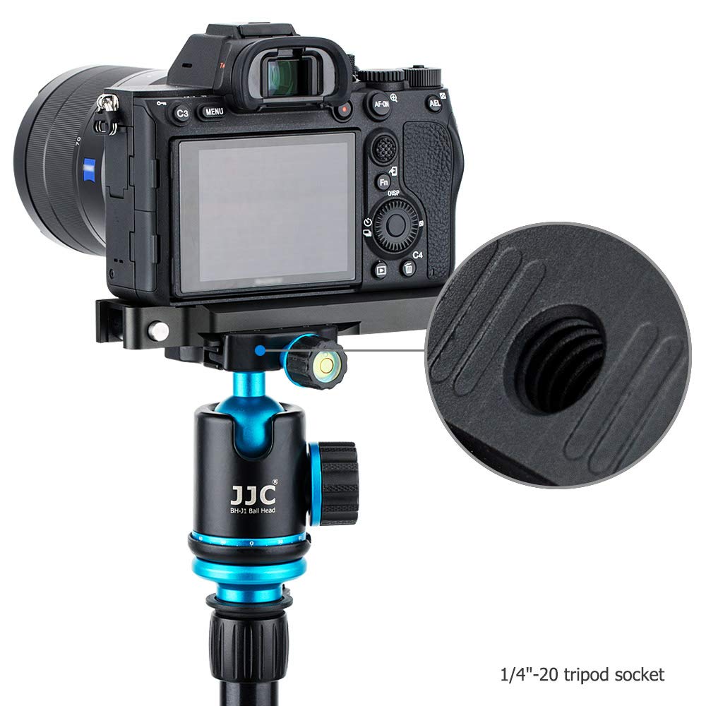 JJC Metal Camera Extension Hand Grip Holder for Sony A7 Series (A7R V, A7RV, A7III, A7II, A7M3, A7M2, A7S3, A7SIII, A7RIV, A7R4, A7RIII, A7R3, A7R2, A7SII, A9) - Arca Swiss Quick Release Tripod Plate - Perfect for Photography, Videography & Travel Shooting