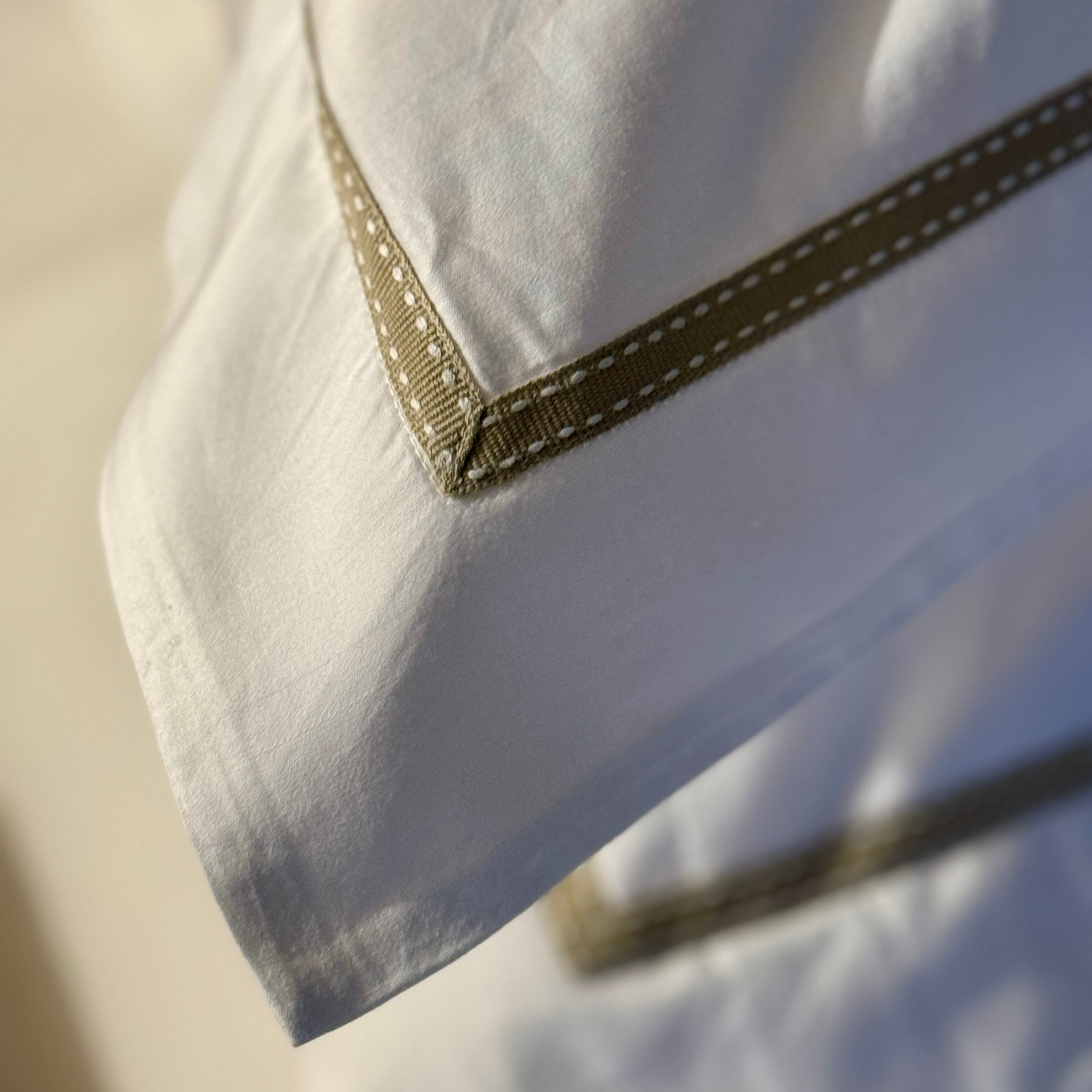 Premium Hampton Pillowcase Set of 2 - 100% Cotton Dark Color Bedding - Perfect for Luxury Hotels, Guest Rooms & Upscale Home Decor