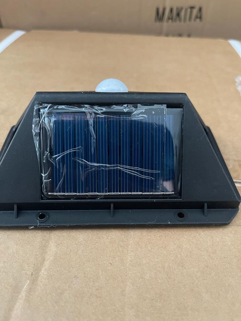 Aiko 100 LED 20W Solar Powered Outdoor Motion Sensor Light - Weatherproof Security Lighting for Garden, Pathway, Patio, and Yard (Model: LED YM COB100) - Perfect for Home, Commercial, and Landscape Lighting