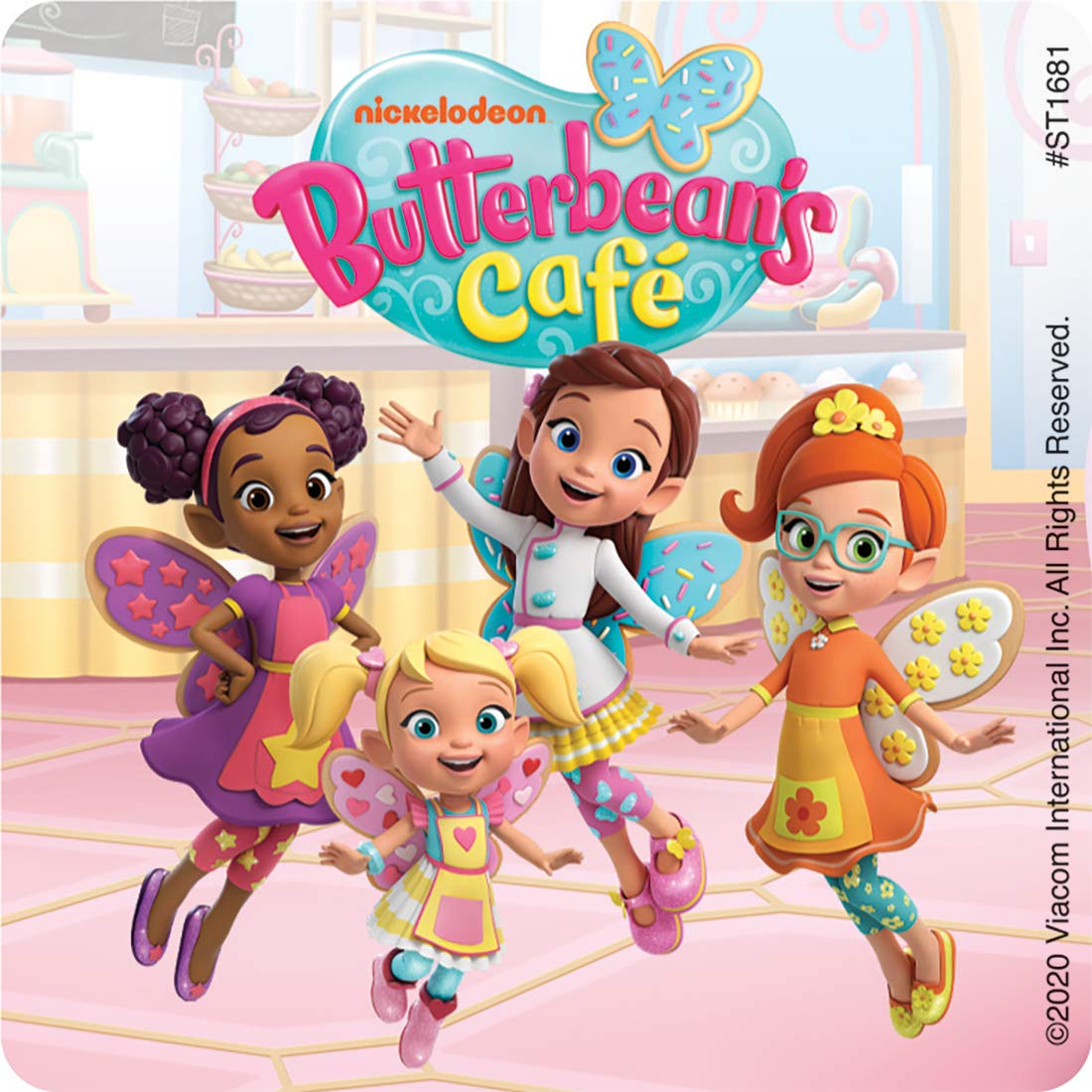 Butterbean's Café Stickers Pack of 100 - Fun Kids Toys, Party Favors & Giveaways - Perfect for Scrapbooking, School Projects & Birthday Party Decorations