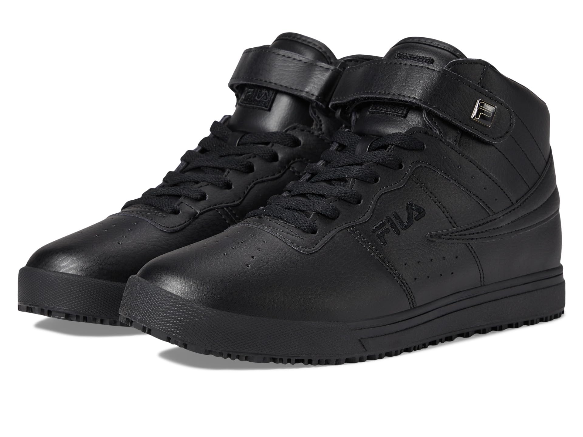 Fila Men's Vulc 13 Slip-Resistant Work Shoes - Non-Slip Safety Shoes for Construction, Kitchen & Warehouse Workers - Comfortable Work Sneakers for Standing All Day