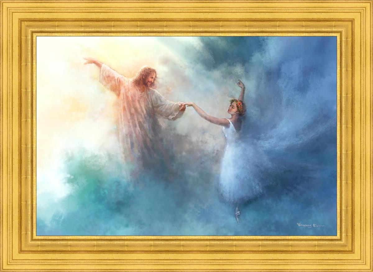 A Pas De Deux By Yongsung Kim - Elegant Ballet Art Print for Home Decor | Perfect for Dance Studios, Living Rooms & Gift Ideas