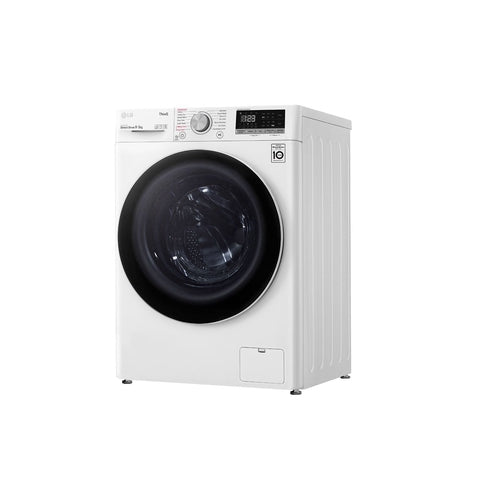 LG WVC5 1409W 9kg/5kg Washer Dryer Combo - White | Energy Efficient Front Load Laundry Machine for Apartments & Small Homes | Perfect for Compact Spaces & Eco-Friendly Washing