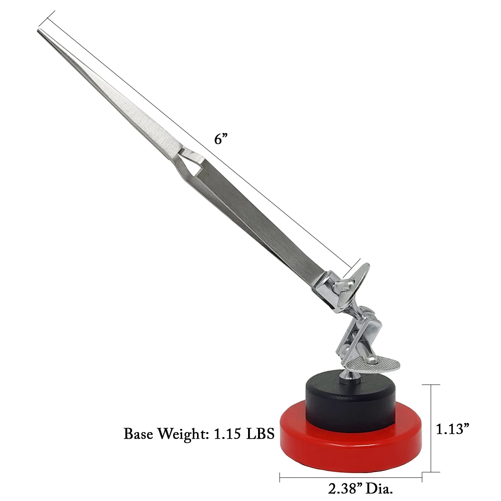Precision Third Hand Soldering Tool with Tweezer & Adjustable Stepped Base - Perfect for Electronics Repair, Jewelry Making, and DIY Projects
