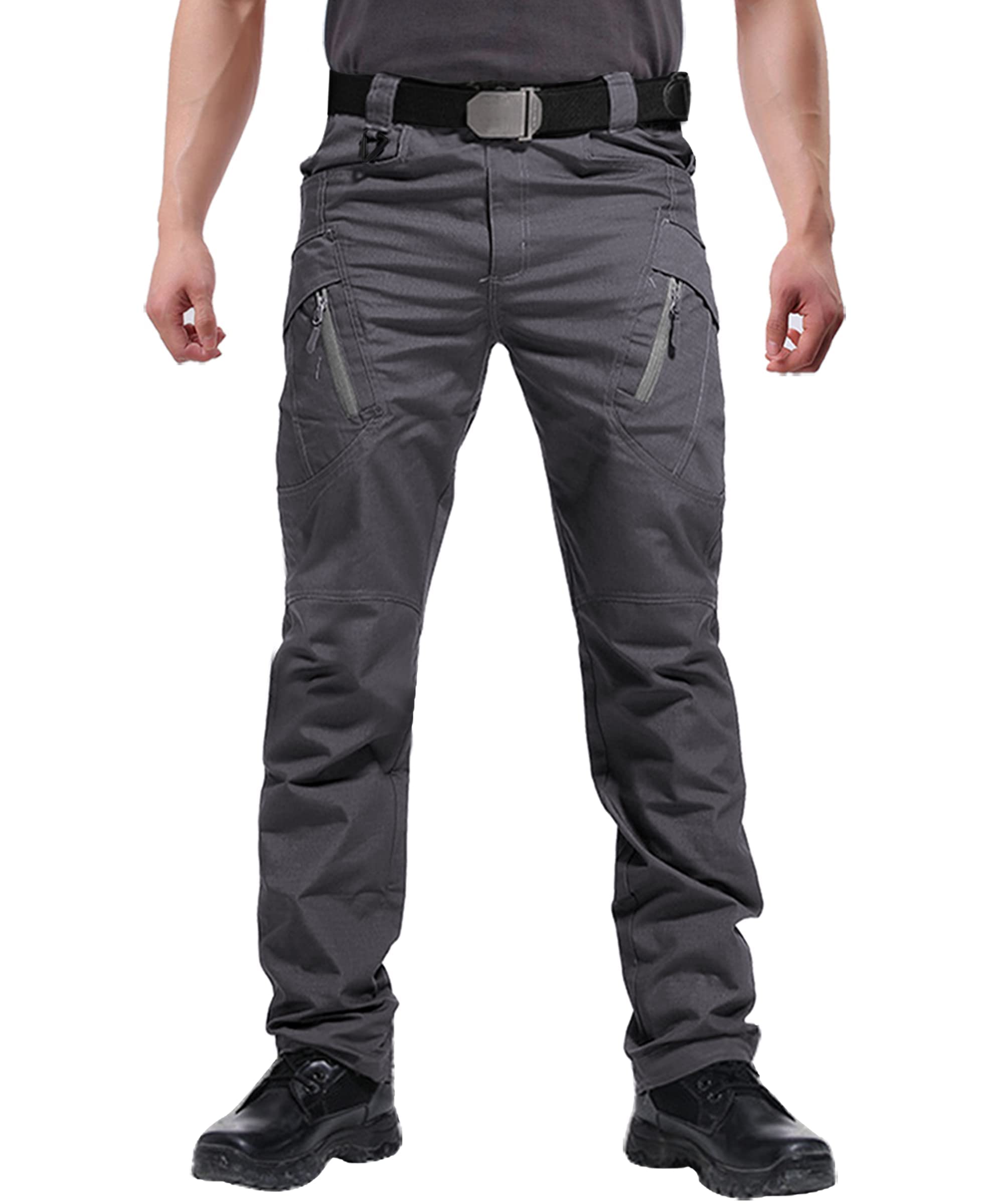 Susclude Men's Tactical Cargo Pants - Ripstop Military Work Pants for Outdoor Hiking, Camping & Combat - Durable Assault Trousers for Active Men (Ideal for Hiking, Hunting & Tactical Missions)