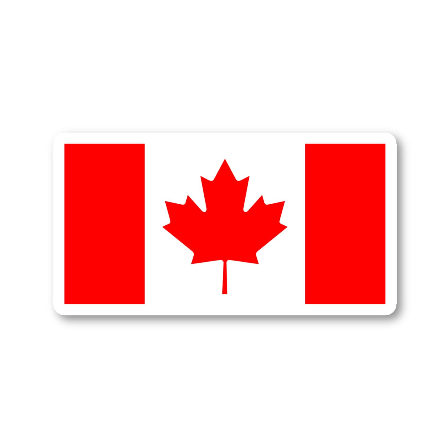 Premium 3-Pack Canadian Flag Stickers - Waterproof Vinyl Decals for Cars, Laptops, Windows & Outdoor Use - Patriotic Canada-Themed Decor for Home, Office & Travel - Easy to Apply & Remove (S140784-3Pack)