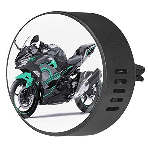 AISSO Custom Locomotive Bicycle Print EVA Locket Essential Oil Diffuser - Car Air Freshener Vent Clip for Home, Office & Auto | Aromatherapy Gift for Cyclists & Train Enthusiasts