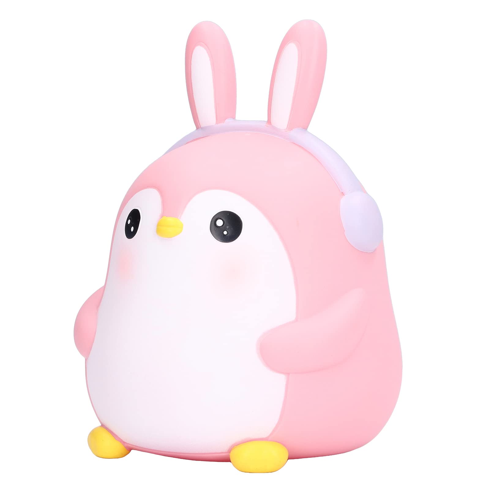 Jeanoko Money Bank - Cute Vinyl Coin Bank with Anti-Fall Design & Intricate Carving for Home Decor, Gift Giving (Pink Trumpet) - Perfect for Kids' Savings, Piggy Bank Alternative, and Birthday Presents