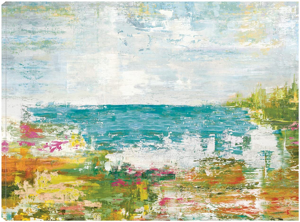 Paul Duncan Fine Art Canvas Wall Decor - 46x35 Inch Ready to Hang Painting for Living Room, Bedroom, Office | Modern Abstract Artwork for Home & Commercial Spaces