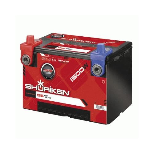 SHURIKEN SK-BT8785DT Dual Post Car Battery - High Performance Automotive Battery for Trucks, SUVs, and Off-Road Vehicles - Perfect for Extreme Weather and Heavy-Duty Use