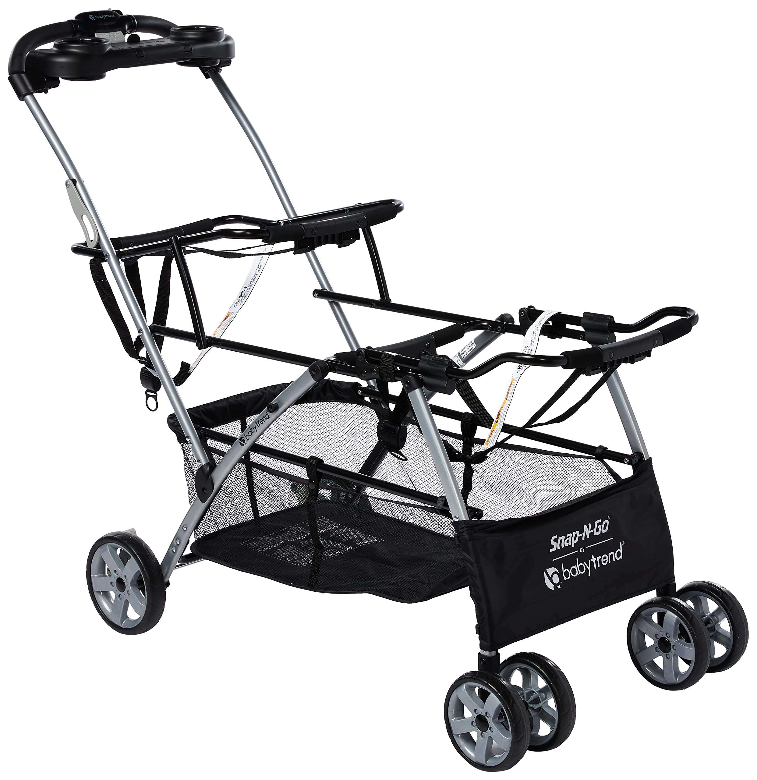 Baby Trend Snap-N-Go Double Stroller - Lightweight Frame for Infant Car Seats | Perfect for Twins or Siblings | Ideal for Shopping, Travel & Daily Walks