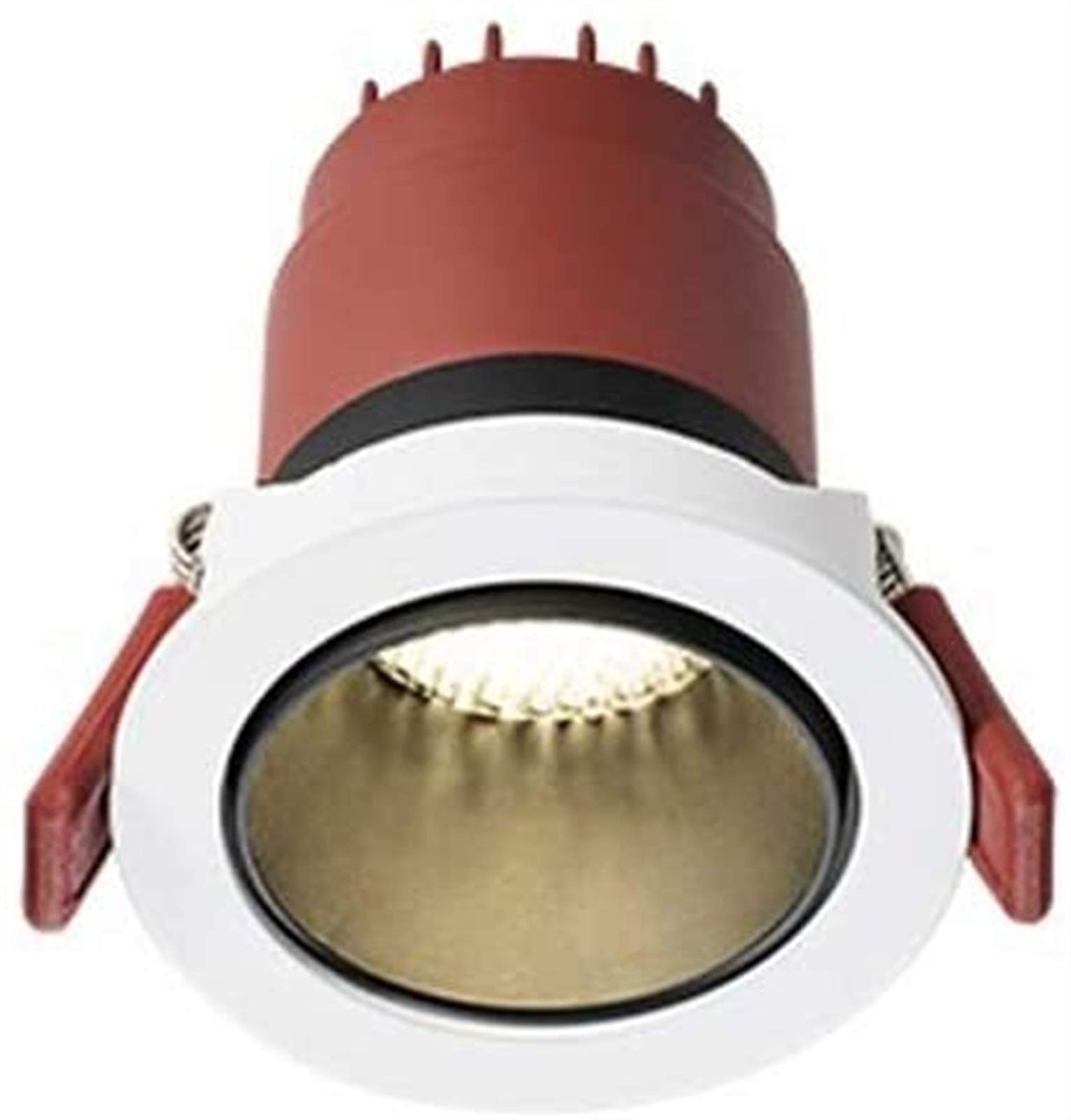 XCC 4-Pack LED Recessed Ceiling Lights - 12W White Spotlights for Home, Kitchen, Bathroom & Bedroom Lighting - Energy Saving Dimmable Downlights for Modern Interior Design