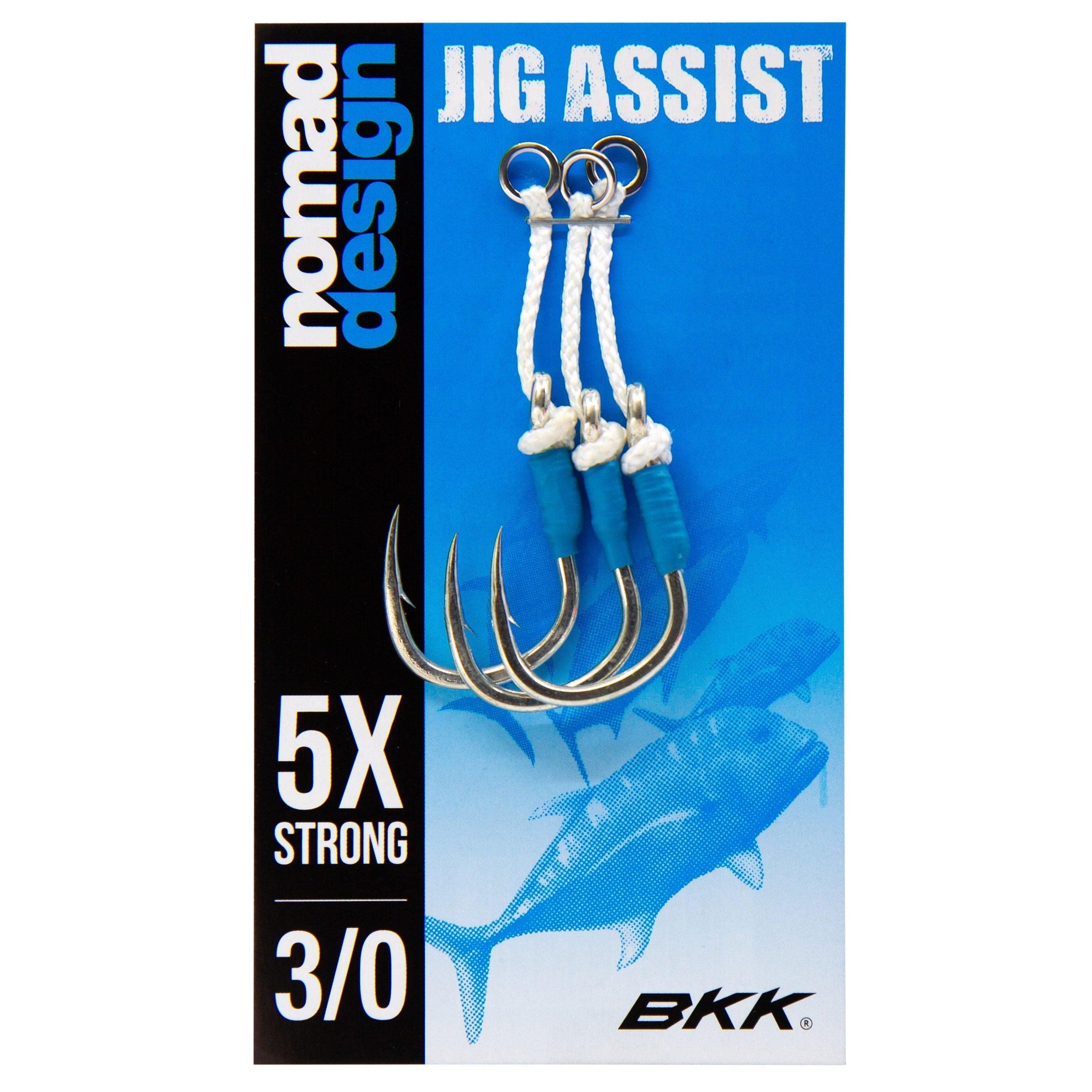 Premium Nomad Jigging Assist Hooks - Strong Saltwater Fishing Hooks for Tuna, Grouper & Amberjack - Perfect for Offshore Deep Sea Jigging & Bottom Fishing