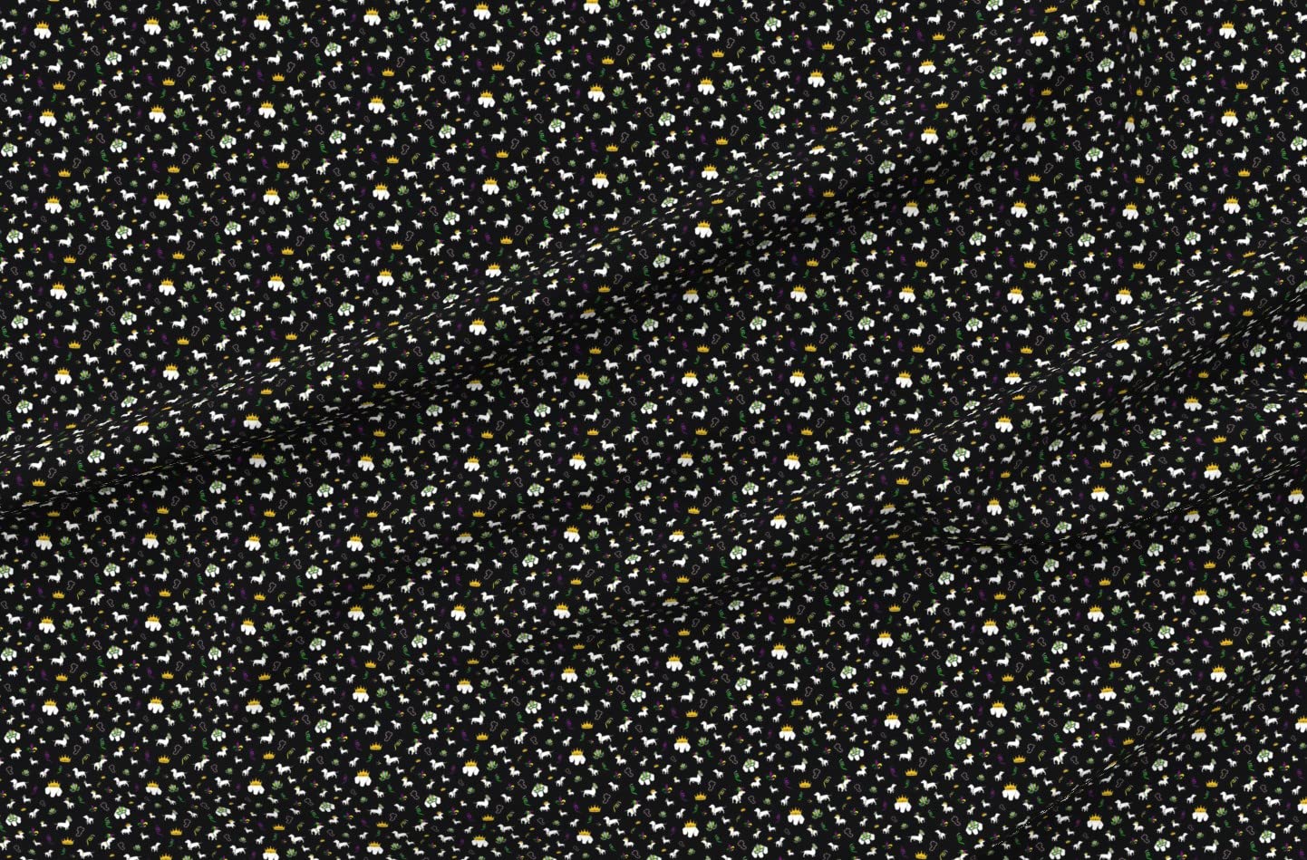 Dog Party Dachshund Mardi Print Fleece Fabric by The Yard - Soft Cozy Material for Sewing Blankets, Loungewear & No-Sew DIY Projects - Perfect for Pet-Themed Home Decor, Pajamas and Crafting