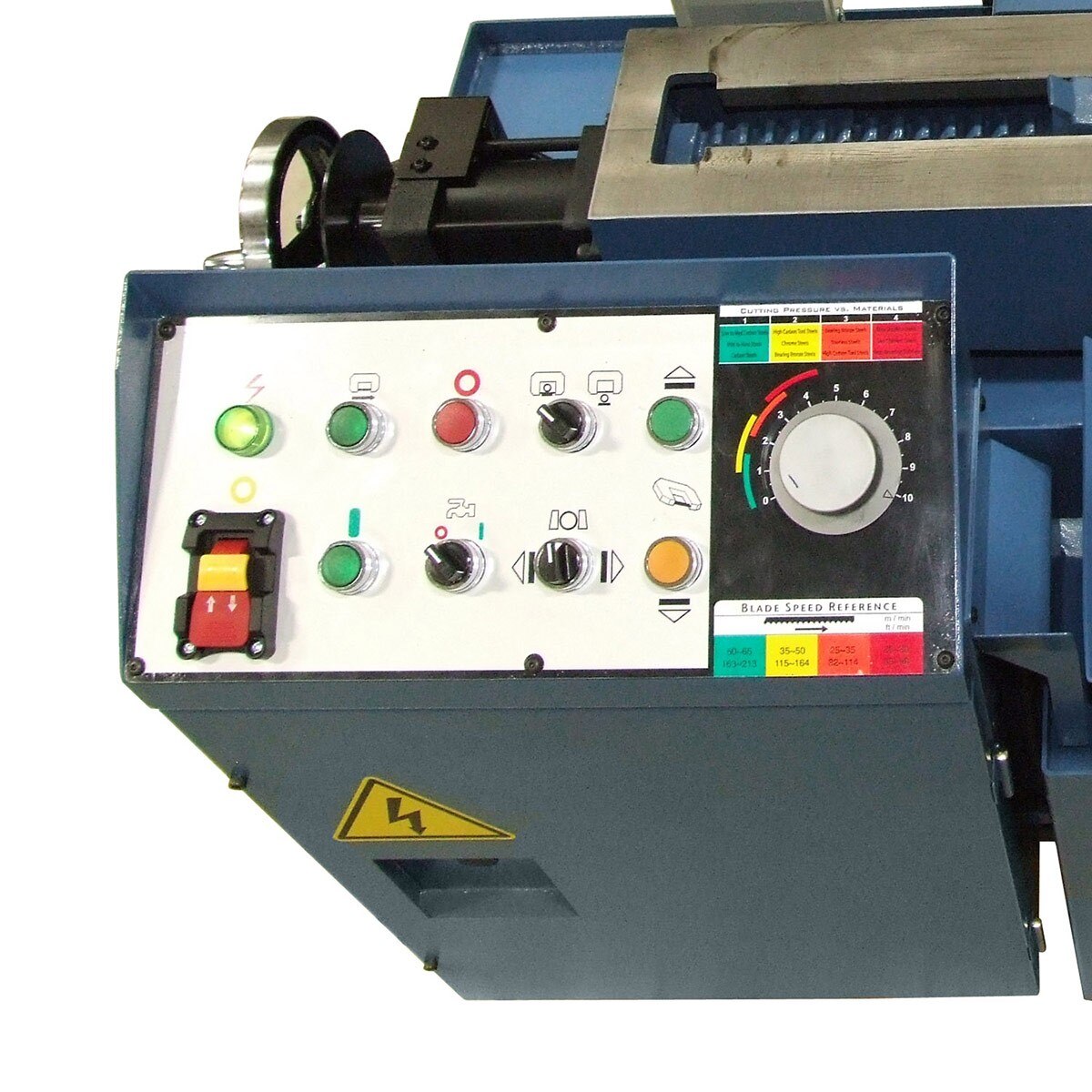 Baileigh Industrial BA9 1001582 BS 360SA Horizontal Band Saw - Metal Cutting, Woodworking, and DIY Projects for Workshops & Garages